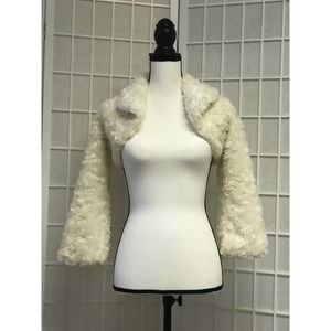 American Girl Faux Fur Bolero Jacket